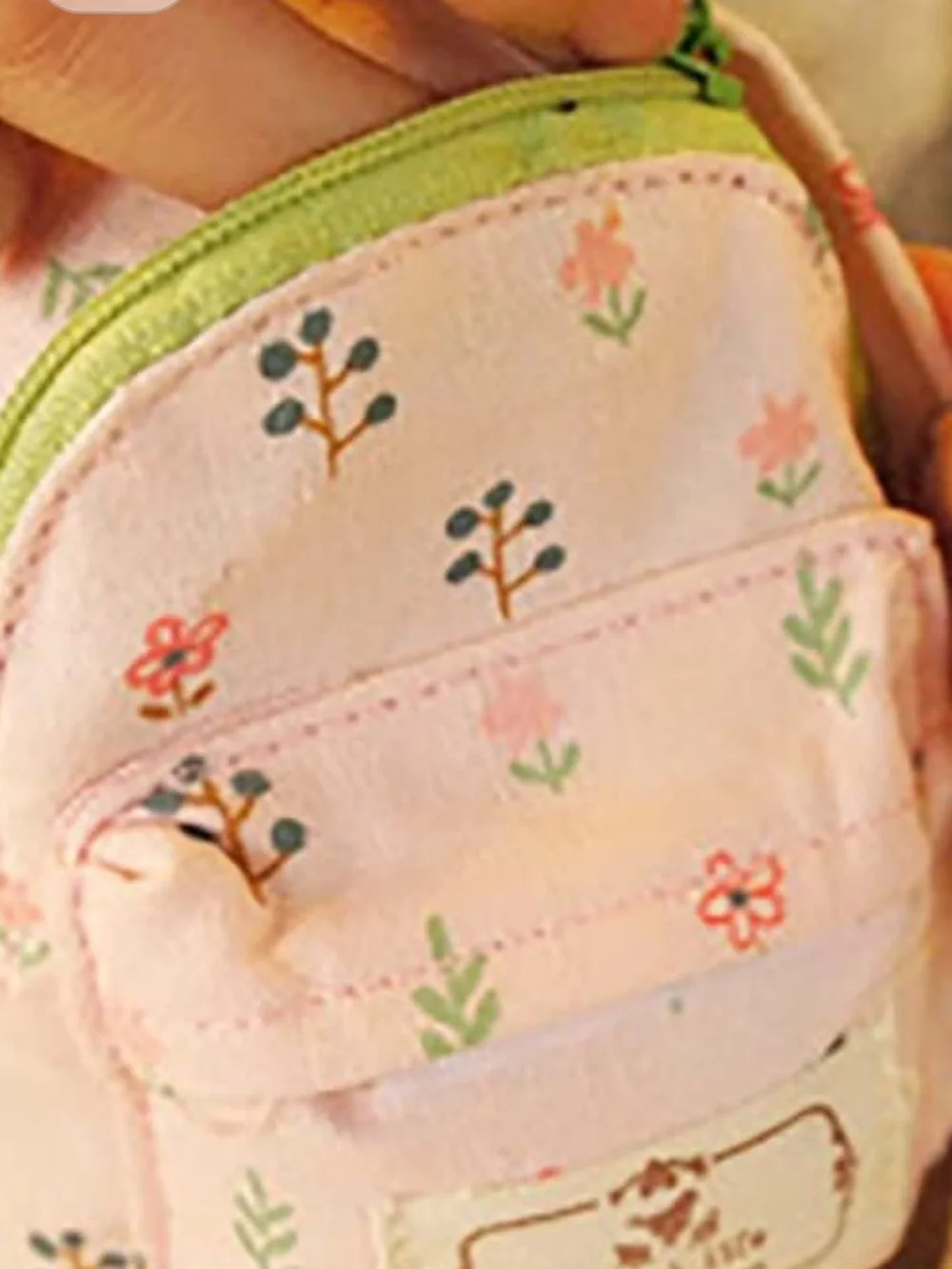 NATURAL LIFE MINI BACKPACK COIN PURSE. VINTAGE